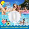 imageIn The Swim 48 sq ft Complete DE Pool Filter Grid Set 7 Full 1 Partial AA18003  Replacement 48 sq ft DE Pool Filters