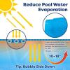 imageIn The Swim 9 x 9 Blue Solar Cover 12 Mil for Solar Heating Spas and Hot Tubs