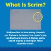 imageIn The Swim Blue 16 x 32 Rectangle Inground Winter Cover  Economy  8 Year  7 x 7 Scrim20 x 40