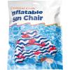 imageIn The Swim Coastal Crab Inflatable Sun Chair  Charming Crab Design  Comfortable Pillow Support  2 Cup Holders  Durable ampamp Easy to Use