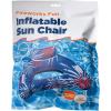 imageIn The Swim Fireworks Fun Inflatable Sun Chair  Vibrant Pool Hammock  Comfortable Pillow Support  2 Cup Holders  Durable Design
