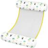 imageIn The Swim Jumbo Daisy Inflatable Pool Tube Float  48quot Oversized Pink Swim Ring with White Daisy Print  Durable Floral Float for Adults Teens ampamp Pool PartiesTropical