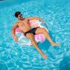 imageIn The Swim Jumbo Daisy Inflatable Pool Tube Float  48quot Oversized Pink Swim Ring with White Daisy Print  Durable Floral Float for Adults Teens ampamp Pool PartiesFloral