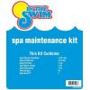imageIn The Swim Spa and Hot Tub Maintenance Starter Kit  Includes Shock Oxidizer pH Plus ampamp Minus Stain Away Defoamer Water Test Strips and Spa Sorb