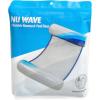 imageIn The Swim Star Striped Inflatable Square Hammock  Red White and Blue Pool Float  Comfortable Backrest and Armrests Perfect for TravelBlue Wave
