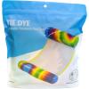 imageIn The Swim Star Striped Inflatable Square Hammock  Red White and Blue Pool Float  Comfortable Backrest and Armrests Perfect for TravelGroovy Tie Dye