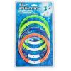 imageIn The Swim Underwater Dive Rings  Pool Toy Set of 4 for Kids ampamp Beginners  Safe NonCorrosive Swim Training Game