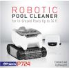 imagePolaris P724 Robotic Pool Cleaner Lightweight EnergyEfficient Cleaner Perfect for InGround Pools up to 36Feet Cleans in as Little as 25 HoursP724