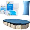 imageIn The Swim Closing Bundle 18x34 Oval Economy Pool Cover and 35K Gallon Winter Closing KitWinter Bundle