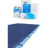 imageIn The Swim Closing Bundle 18x36 Rectangle Economy Swimming Pool Winter Cover and 35k Gallon Winter Closing Kit