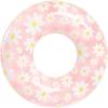 imageIn The Swim Jumbo Daisy Inflatable Pool Tube Float  48quot Oversized Pink Swim Ring with White Daisy Print  Durable Floral Float for Adults Teens ampamp Pool PartiesDaisy