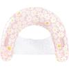 imageIn The Swim Smiling Daisy Inflatable Sun Chair Pool Float  48quot Pink Lounge Float with Backrest ampamp White Daisy Print  Comfortable PVC Pool Chair for Adults ampamp Teens