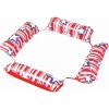 imageIn The Swim Star Striped Inflatable Square Hammock  Red White and Blue Pool Float  Comfortable Backrest and Armrests Perfect for TravelRedWhiteBlue