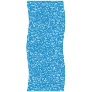 imageIn The Swim 12 x 18 Oval 20 Mil Overlap Pool Liner for Above Ground Swimming Pools  4852 Inch Wall Height  Solid Blue Design20 milAll Swirl