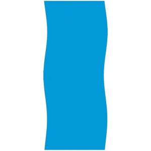 imageIn The Swim 12 x 18 Oval 20 Mil Overlap Pool Liner for Above Ground Swimming Pools  4852 Inch Wall Height  Solid Blue Design20 milSolid Blue