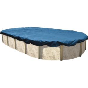 imageIn The Swim 12 x 24 Oval Above Ground Winter Cover  Polar Protector  20 Year  14 x 14 Scrim  Winch and Cable Included16 x 32