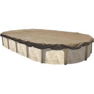 imageIn The Swim 12 x 24 Oval Above Ground Winter Cover  Polar Protector  20 Year  14 x 14 Scrim  Winch and Cable Included21 x 41