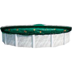 imageIn The Swim 12 x 24 Rectangle Leaf Net Cover for Inground Swimming Pools  Removes Leaves Sticks and Small Debris from Your Winter CoverRound