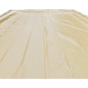 imageIn The Swim Blue 16 x 32 Rectangle Inground Winter Cover  Economy  8 Year  7 x 7 Scrim12 x 20