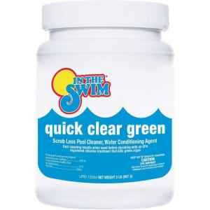 imageIn The Swim Quick Clear Green  Turn Your Pool Water from Green and Cloudy to Sparkling Blue  2 PoundQCG
