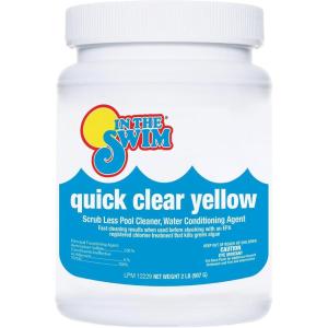 imageIn The Swim Quick Clear Yellow  Turn Your Pool Water from Yellow and Cloudy to Sparkling Blue  2 Pound