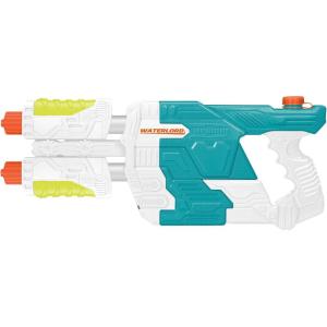 imageIn The Swim Water Warrior Waterlord Water Blaster  Dual Barrel 32Foot Range HighPowered Soaking Action