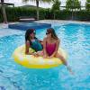 imageIn The Swim Glitter Heart Inflatable Pool Tube Float  46quot HeartShaped Swim Ring with Holographic Glitter  Durable PVC Float for Adults ampamp Teens  Pink Sparkle Pool LoungerSmiley