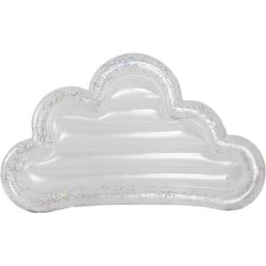 imageIn The Swim Glitter Heart Inflatable Pool Tube Float  46quot HeartShaped Swim Ring with Holographic Glitter  Durable PVC Float for Adults ampamp Teens  Pink Sparkle Pool LoungerCloud