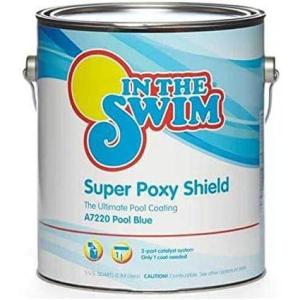 imageIn The Swim 1 Gallon Super Poxy Shield  EpoxyBase High Gloss Swimming Pool Paint  Long Lasting Stain Resistant