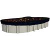 imageIn The Swim 16 x 32 Rectangle Leaf Net Cover for Inground Swimming Pools  Removes Leaves Sticks and Small Debris from Your Winter CoverOval