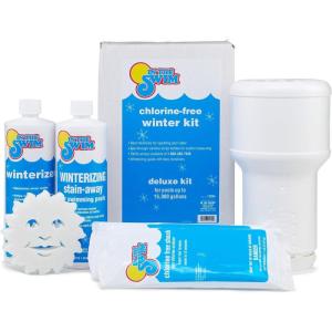 imageIn The Swim Saltwater Pool Closing Kit  Winterizing Chemicals for Above Ground and InGround Saltwater Pools  Up to 15000 Gallons