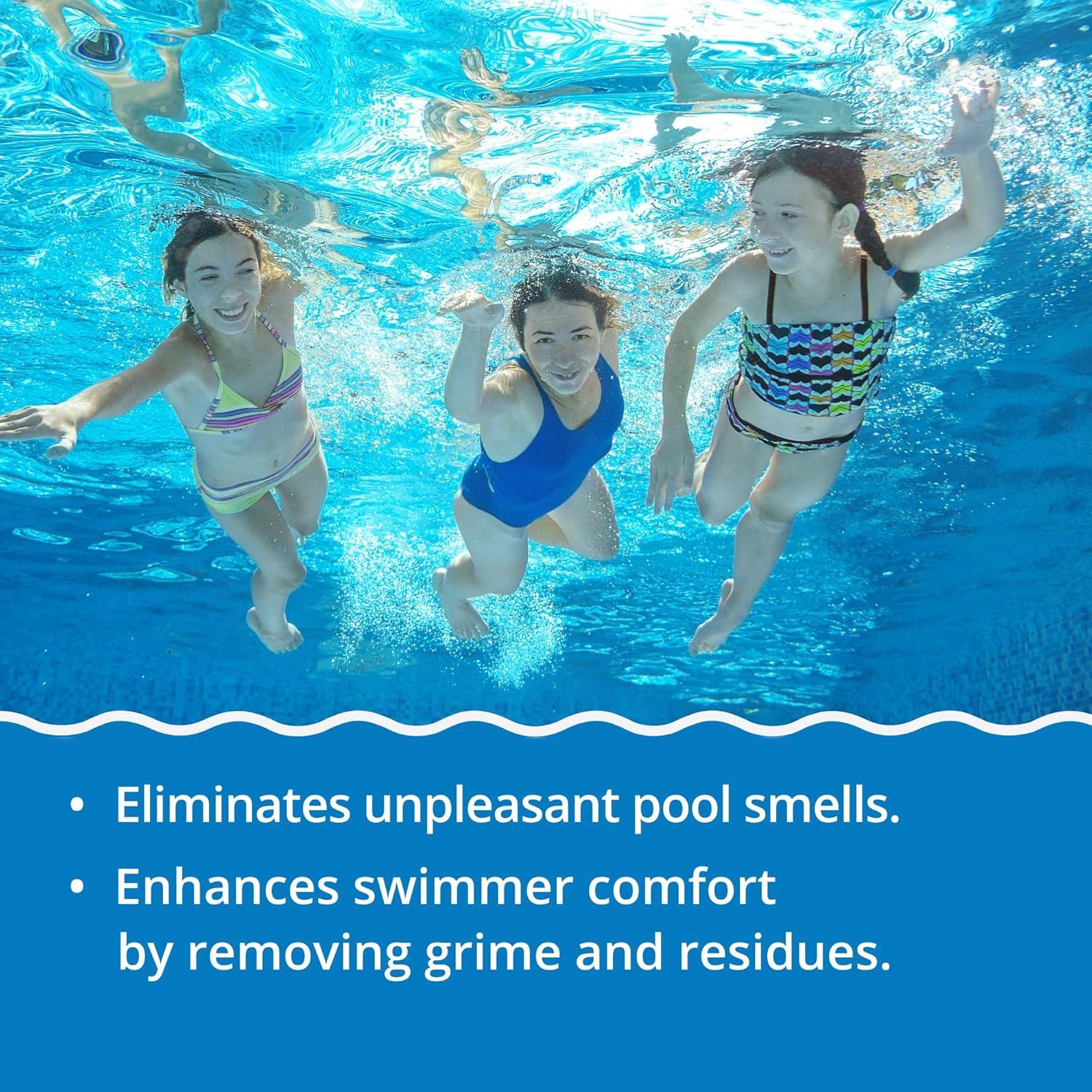 imageIn The Swim  Pure Clear  No Phos  Reduces Phosphates ampamp Removes NonLiving Matter for Clearer Water  3 Liter  2PackPure Clear