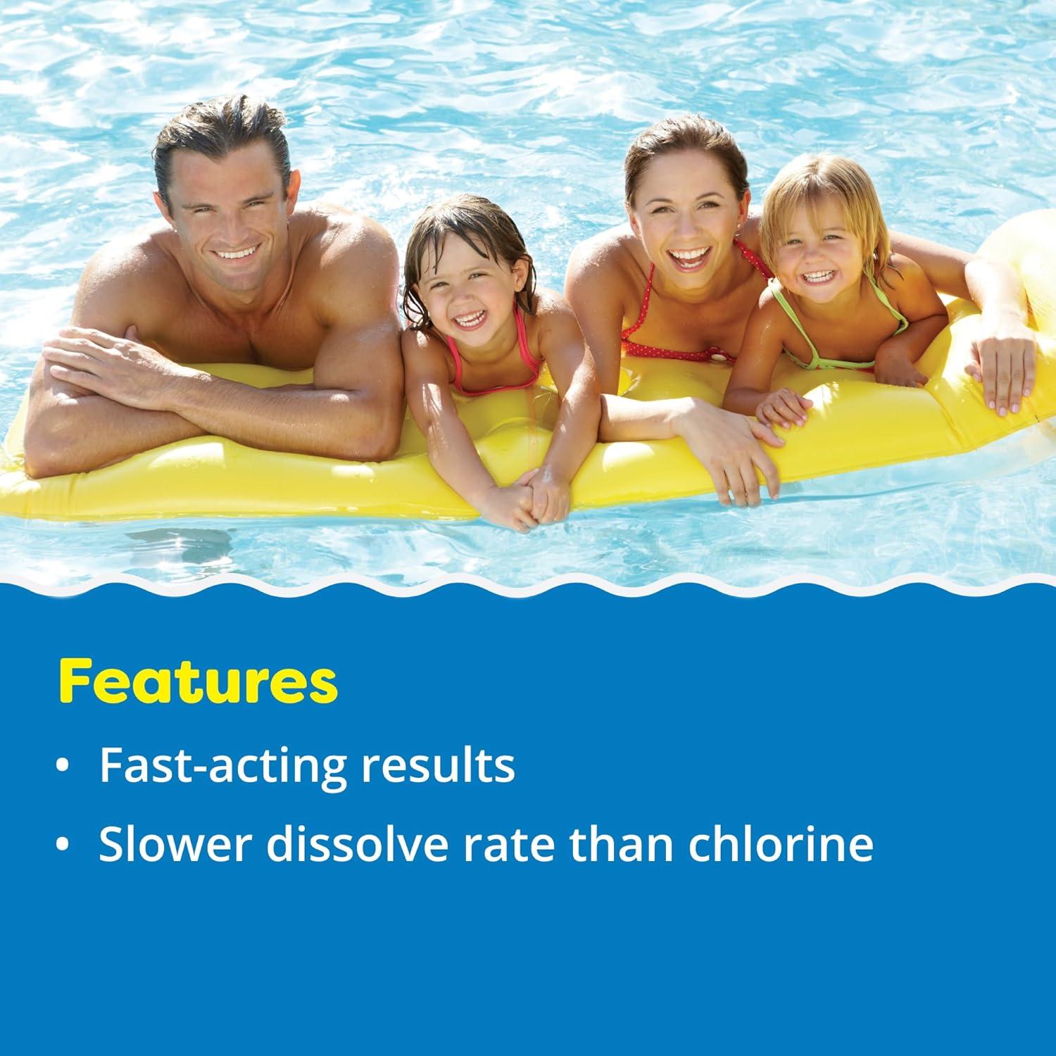 imageIn The Swim 1 Inch Bromine Plus Tablet Sanitizer for Spas Hot Tubs or Swimming Pools  PreStabilized Low Odor Chlorine Alternative  50 PoundsBromine Plus