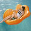 imageGator Floats by In The Swim  Salon Inflatable Lounger Chair  Mesh Seat  Extra Thick Material for Durability  Hyperflate ValveOrange