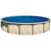 imageIn The Swim 18 Premium Plus BlueBlack Round Solar Pool Cover 12 Mil for Solar Heating Above Ground Pools and Inground Pools18 ft