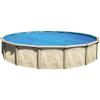 imageIn The Swim 18 Premium Plus BlueBlack Round Solar Pool Cover 12 Mil for Solar Heating Above Ground Pools and Inground Pools15 ft