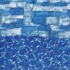 imageIn The Swim 15 Round 20 Mil Overlap Pool Liner for Above Ground Swimming Pools  Swirl Bottom Design  4852 Inch Wall Height20 milBlue Stone