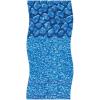 imageIn The Swim 15 Round 20 Mil Overlap Pool Liner for Above Ground Swimming Pools  Swirl Bottom Design  4852 Inch Wall Height25 milBoulder Swirl