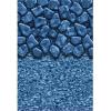 imageIn The Swim 15 Round 20 Mil Overlap Pool Liner for Above Ground Swimming Pools  Swirl Bottom Design  4852 Inch Wall Height25 milBoulder Swirl