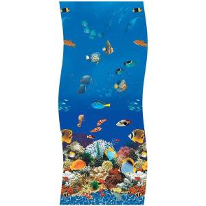 imageIn The Swim 15 Round 20 Mil Overlap Pool Liner for Above Ground Swimming Pools  Swirl Bottom Design  4852 Inch Wall Height20 milCaribbean